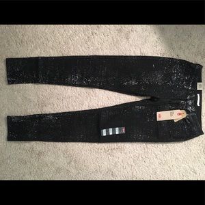 Sparkle Skinny Levi’s Black 28 Waist - 30 Leg